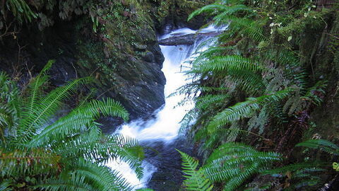 A small waterfall