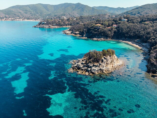 View over Tuscan Coast
