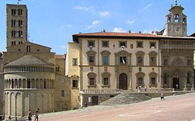 Piazza Grande in Arezzo