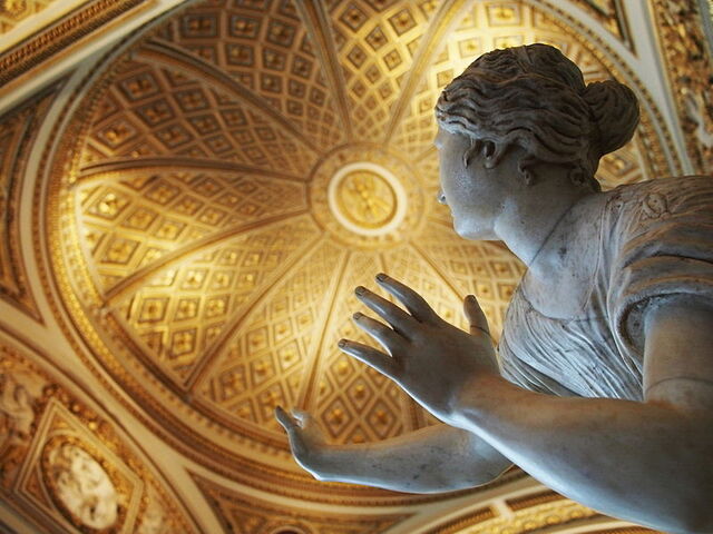 uffizi gallery ceiling of niobe room