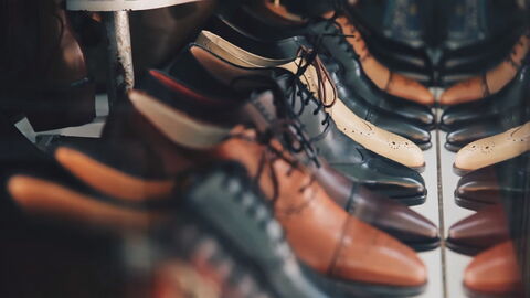 Leather shoes
