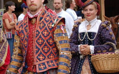 Medieval costumes at Vinci festival