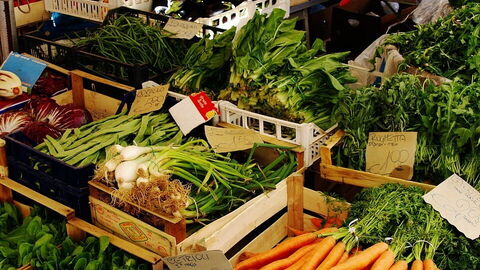 A market in Italy
