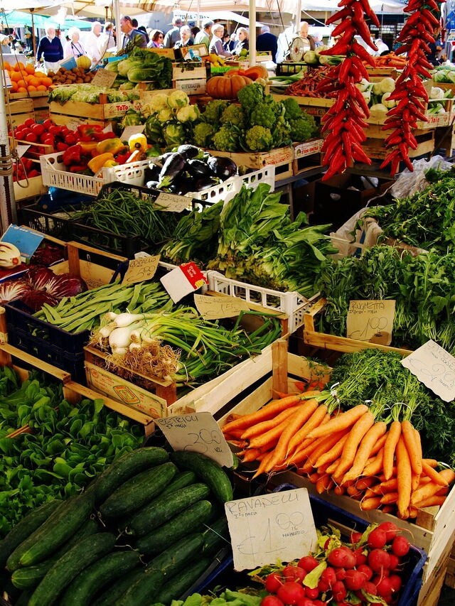 A market in Italy