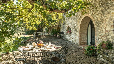 The terrace at Camporempoli