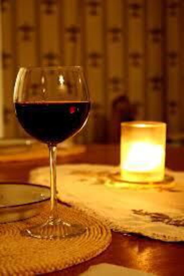 glass of wine