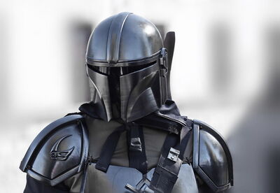 A Madalorian cosplay at Lucca Comics