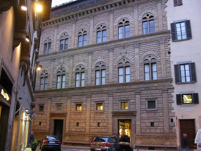 Rucellai Palace, Facade
