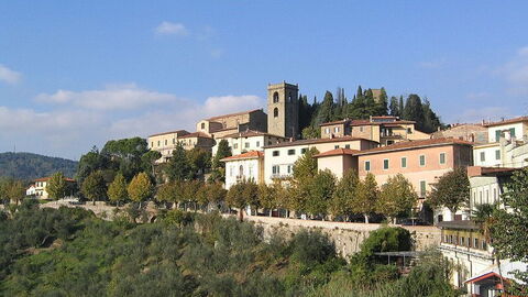 montecatini town in valdinievole
