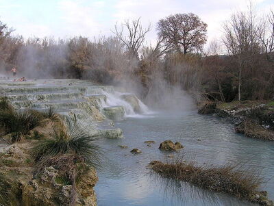 Manciano hot springs of Saturnia