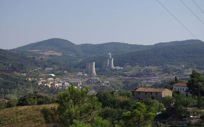 View of Larderello