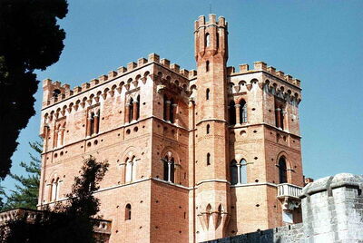 view of brolio castle