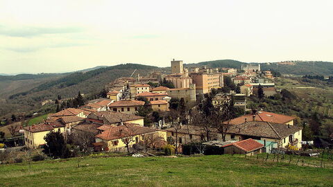 View of Castellina in Chianti