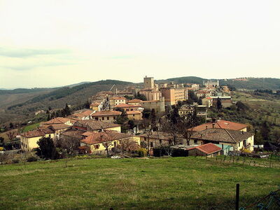 View of Castellina in Chianti