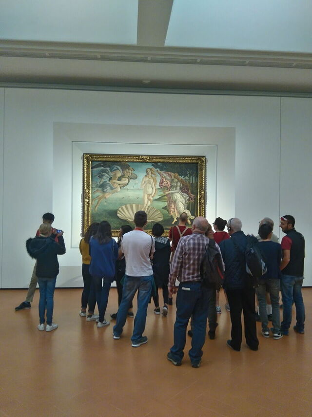 Botticelli in the Uffizi