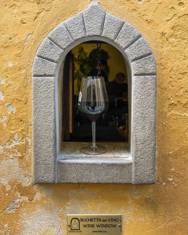 A wine window