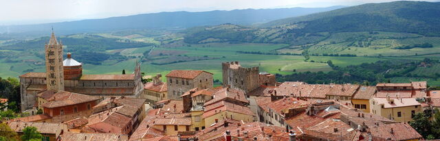 view from massa marittima