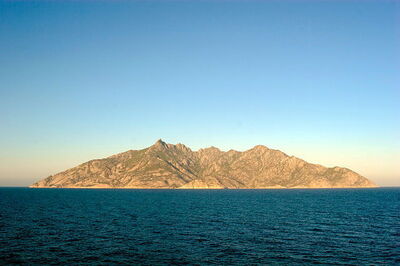 View of the Montecristo island
