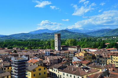 View over Lucca