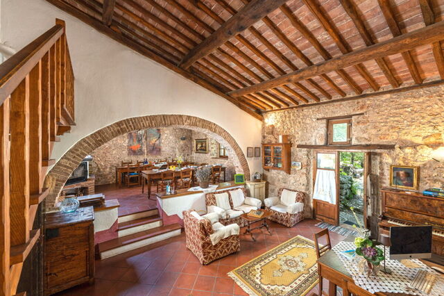 Podere Lorena, living room
