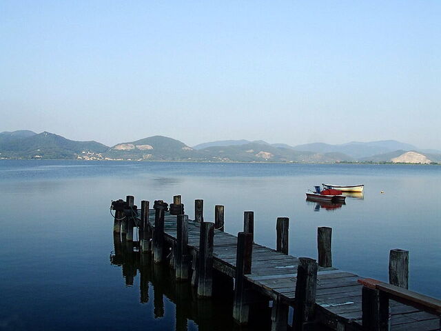Lake Massaciuccoli view