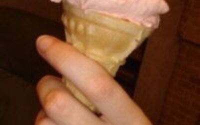 Strawberry ice cream