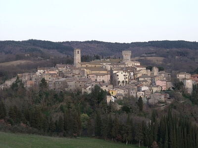 View of San Casciano dei Bagni