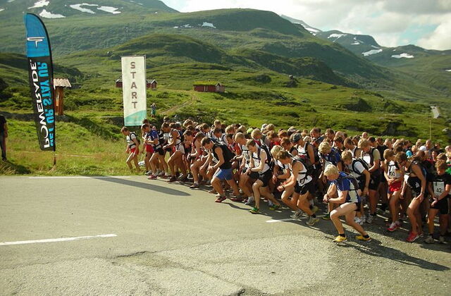 Skyrunning race in Tuscany