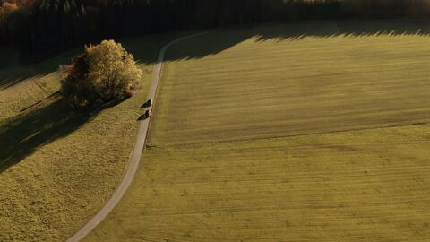 Driving in Tuscany