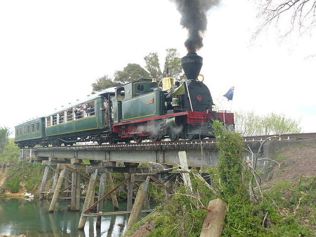 example of vintage train