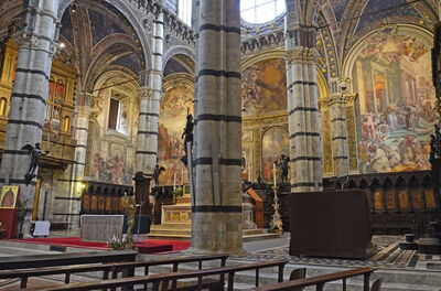 The interior of the Duomo