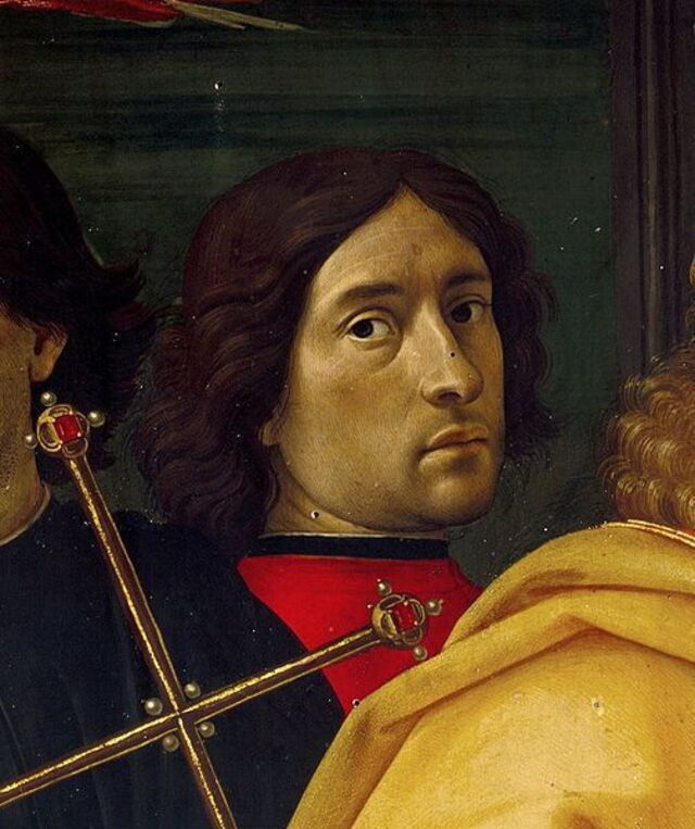 Possible self portrait of Ghirlandaio