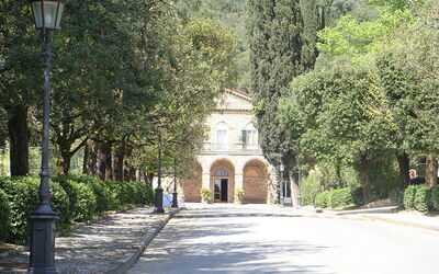 Grotta Giusti, entrance