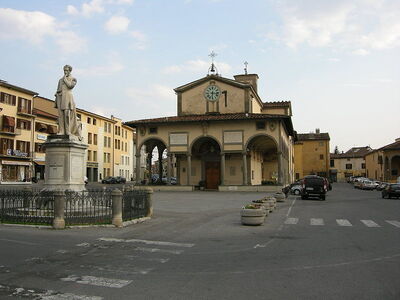 Piazza Giusti in Monsummano Terme