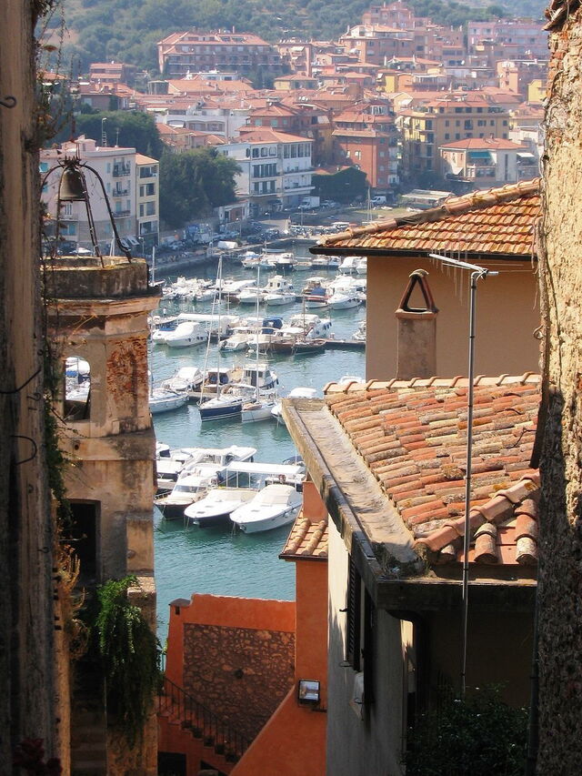 Streets in Porto Ercole