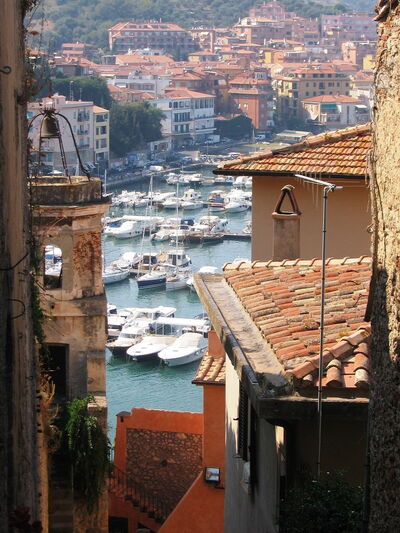Streets in Porto Ercole