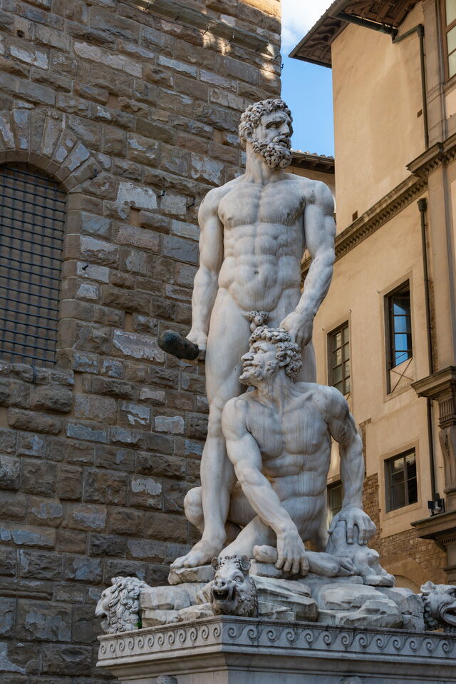 Heracles and Cacus, Bandinelli
