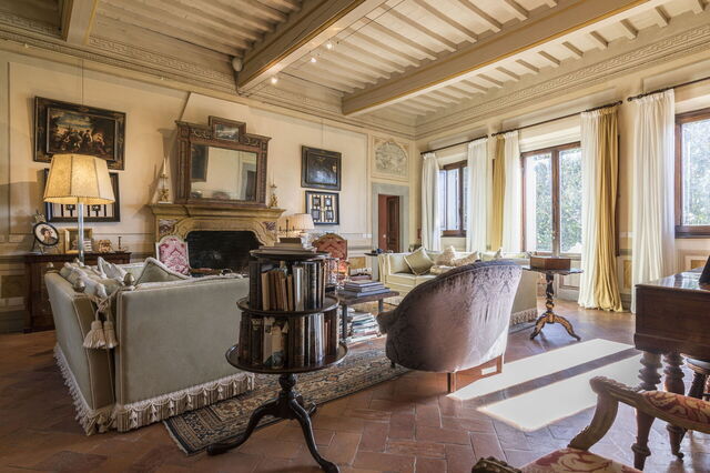 Castello Di Cabbiavoli, living room