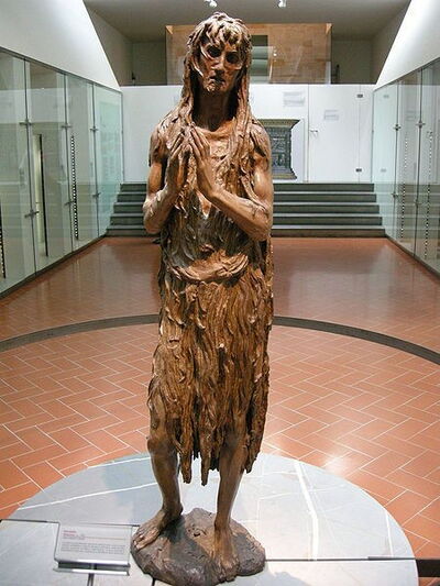 Donatello's wooden sculpture of Mary Magdalene