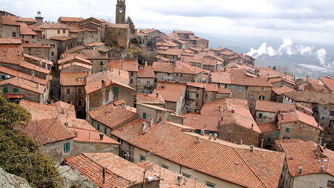View of Piancastagnaio
