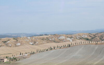 Landscape of Accona desert