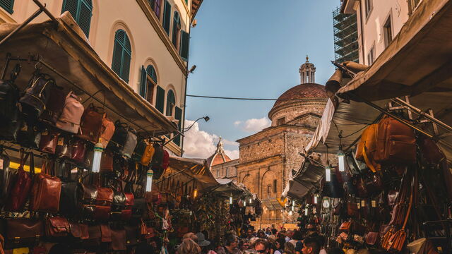A market in Florence