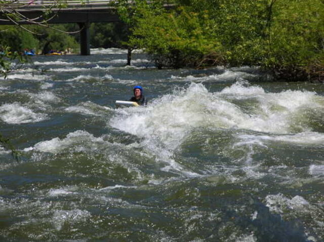 The sport of hydro speed