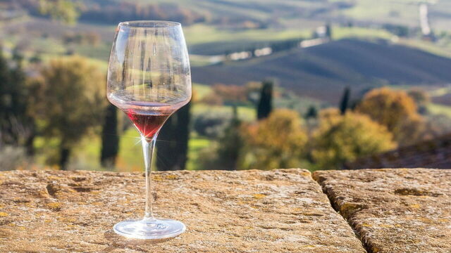 Wine in Montepulciano