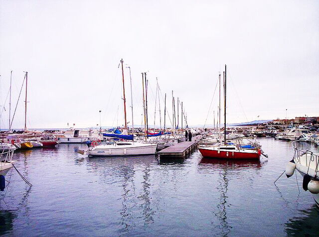 harbour beside san vincenzo town