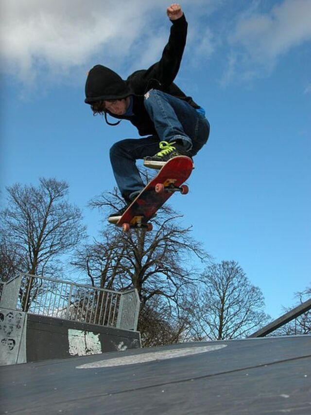 Skateboarding