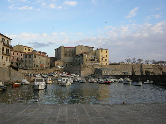Piombino port in Livorno