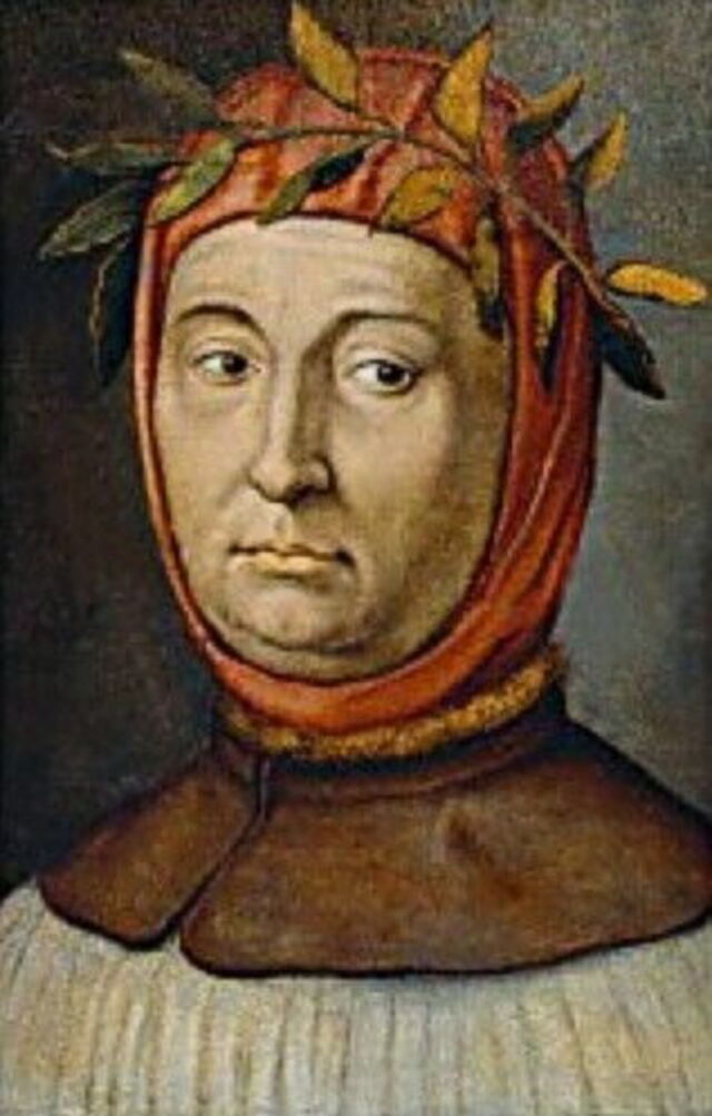 Painting of Petrarca