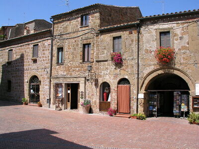 Sovana town in the Maremma