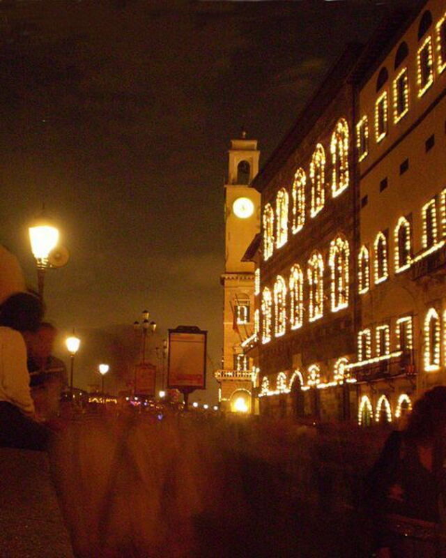 Pisa Luminara festival buildings